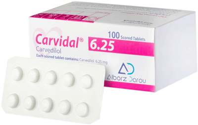 کارودیلول 6.25mg قرص خوراکی