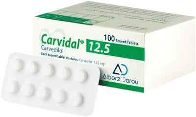 کارودیلول 12.5mg قرص خوراکی