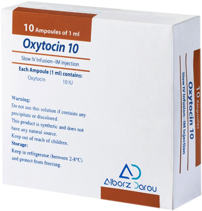اکسی توسین  10[iU]/1mL,1mL تزریقی
