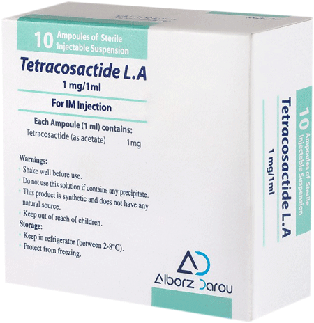 تتراکوزاکتاید استات  1mg/1mL,1mL سوسپانسیون تزریقی