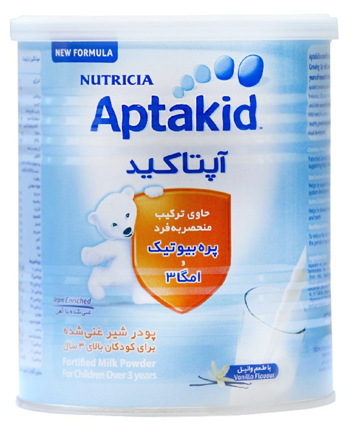 پودر شیرخشک پروبیوتیک حاوی آهن و امگا3 مناسب کودکان  400 گرم