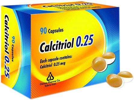 کلسیتریول  0.25mcg کپسول خوراکی