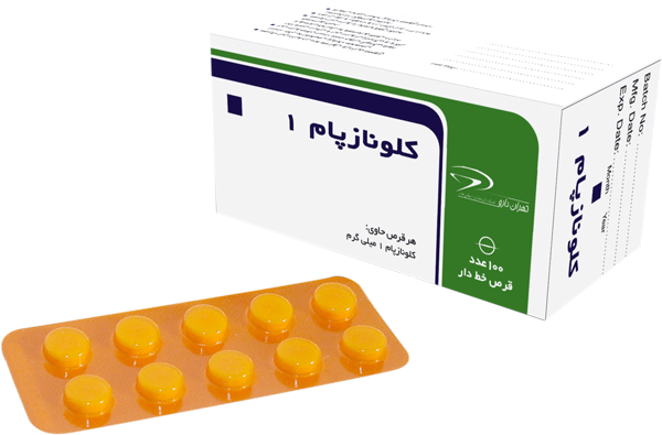 کلونازپام  1mg قرص خوراکی