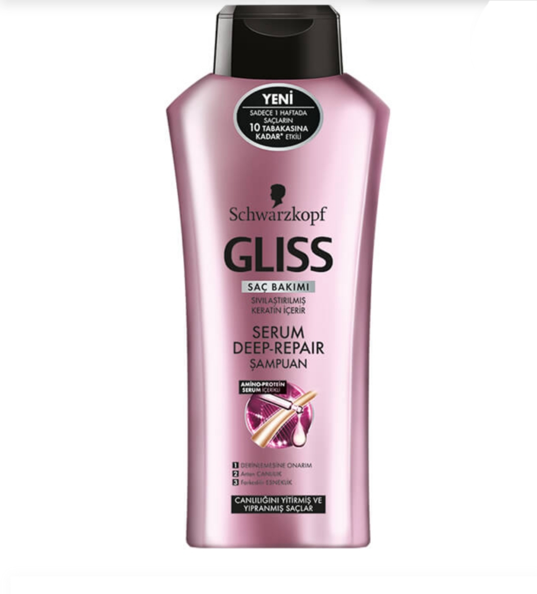 فراورده های حالت دهنده ،نرم کننده وتثبیت کننده آرایش مو (کرمها ، لوسیونها وروغنها) GLISS Treatment serum Deep Repair packaging 02