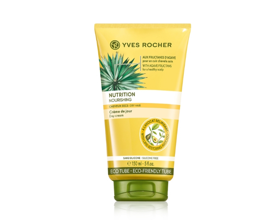 فراورده های حالت دهنده ،نرم کننده وتثبیت کننده آرایش مو (کرمها ، لوسیونها وروغنها) YVES ROCHER Nutrition : Nourishing Conditioner Dry Hair