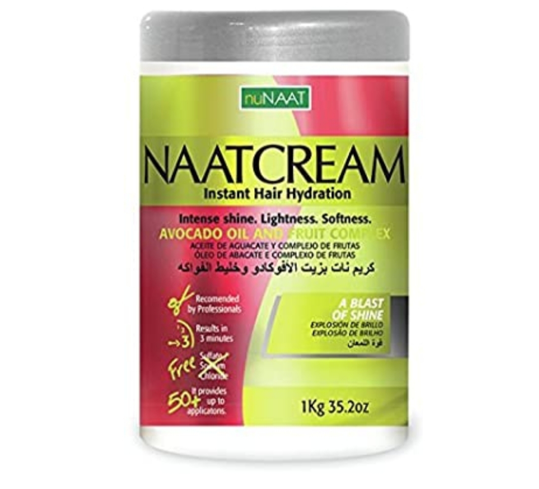 فراورده های حالت دهنده ،نرم کننده وتثبیت کننده آرایش مو (کرمها ، لوسیونها وروغنها) NUNAAT Naatcream hair Cream Fruit Complex