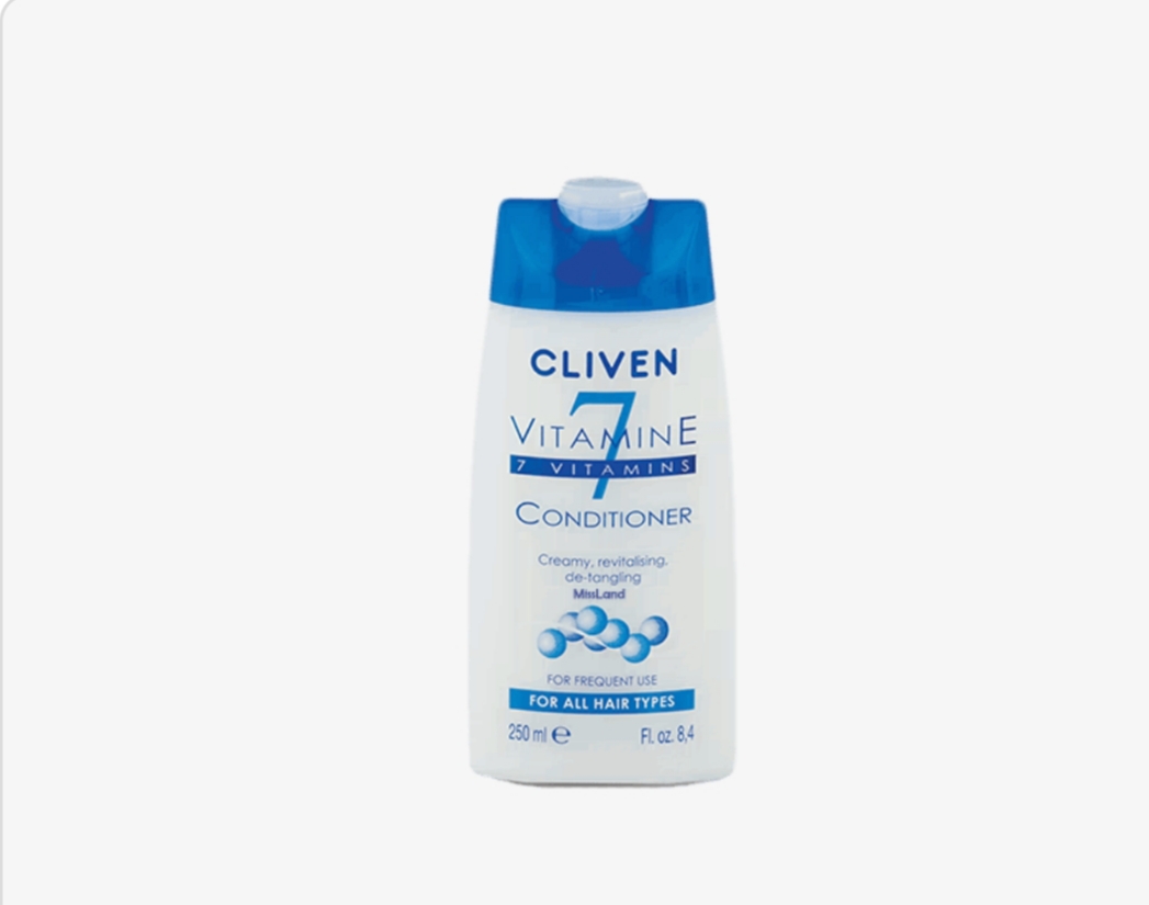 فراورده های حالت دهنده ،نرم کننده وتثبیت کننده آرایش مو (کرمها ، لوسیونها وروغنها) CLIVEN Vitamine 7 Conditioner For All Hair Types