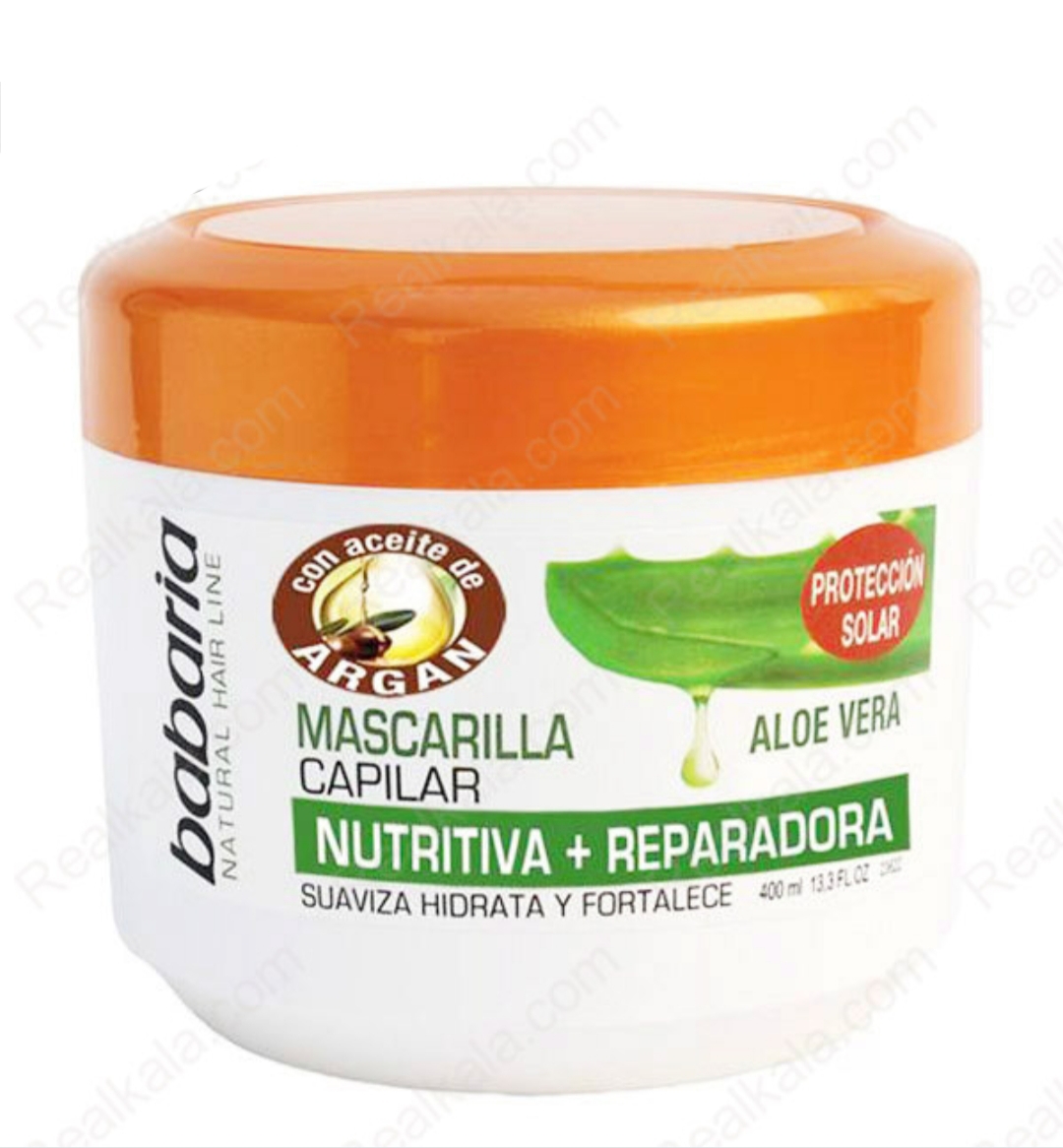 فراورده های حالت دهنده ،نرم کننده وتثبیت کننده آرایش مو (کرمها ، لوسیونها وروغنها) BABARIA Hair Mask( Mascarilla Capilar Aloe Vera