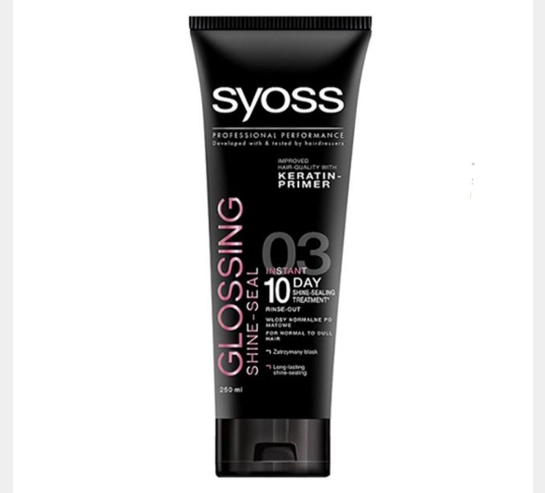 فراورده های حالت دهنده ،نرم کننده وتثبیت کننده آرایش مو (کرمها ، لوسیونها وروغنها) SYOSS Glossing 10 Days Shine Sealing Treatment