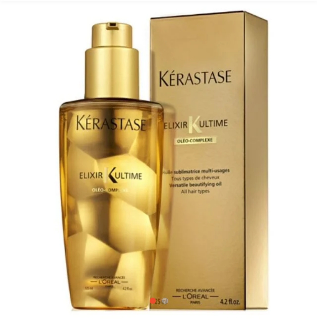 فراورده های حالت دهنده ،نرم کننده وتثبیت کننده آرایش مو (کرمها ، لوسیونها وروغنها) L'OREAL PROFESSIONNEL Kerastase Elixir Kultime Beautifying Oil Masque / All Hair Types 125ml