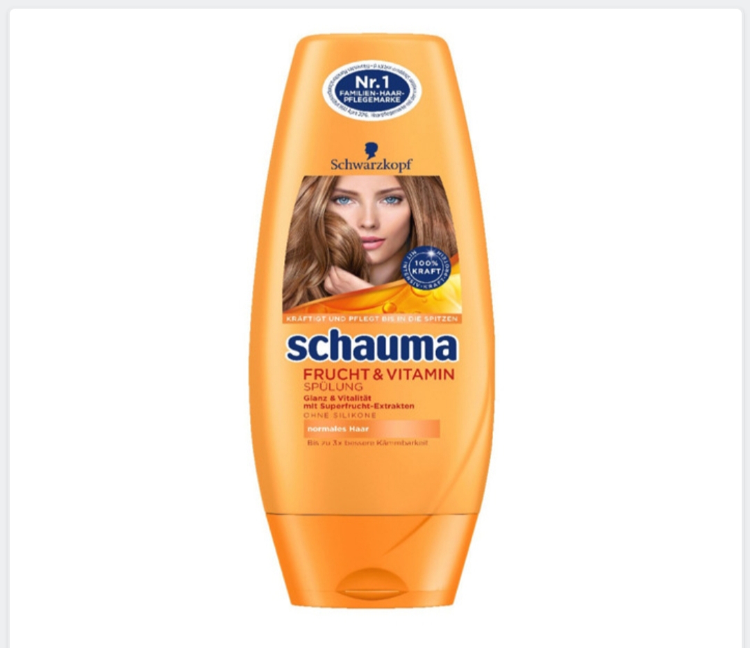 فراورده های حالت دهنده ،نرم کننده وتثبیت کننده آرایش مو (کرمها ، لوسیونها وروغنها) SCHAUMA Vitamin & Fruit Conditioner