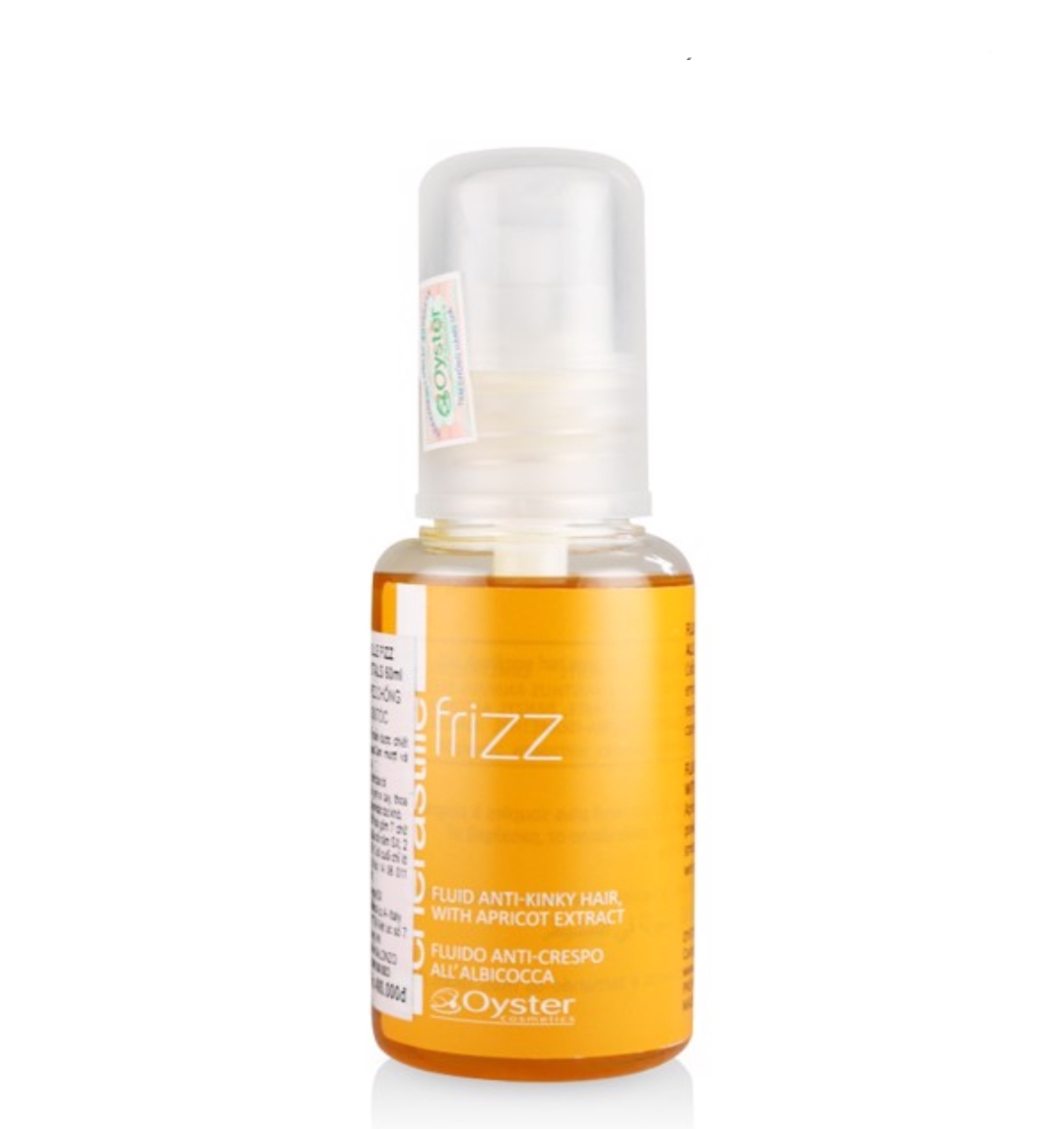 فراورده های حالت دهنده ،نرم کننده وتثبیت کننده آرایش مو (کرمها ، لوسیونها وروغنها) OYSTER CHERASTILLE FRIZZ Fluid Anti – Kinky Hair With Apricot Extract