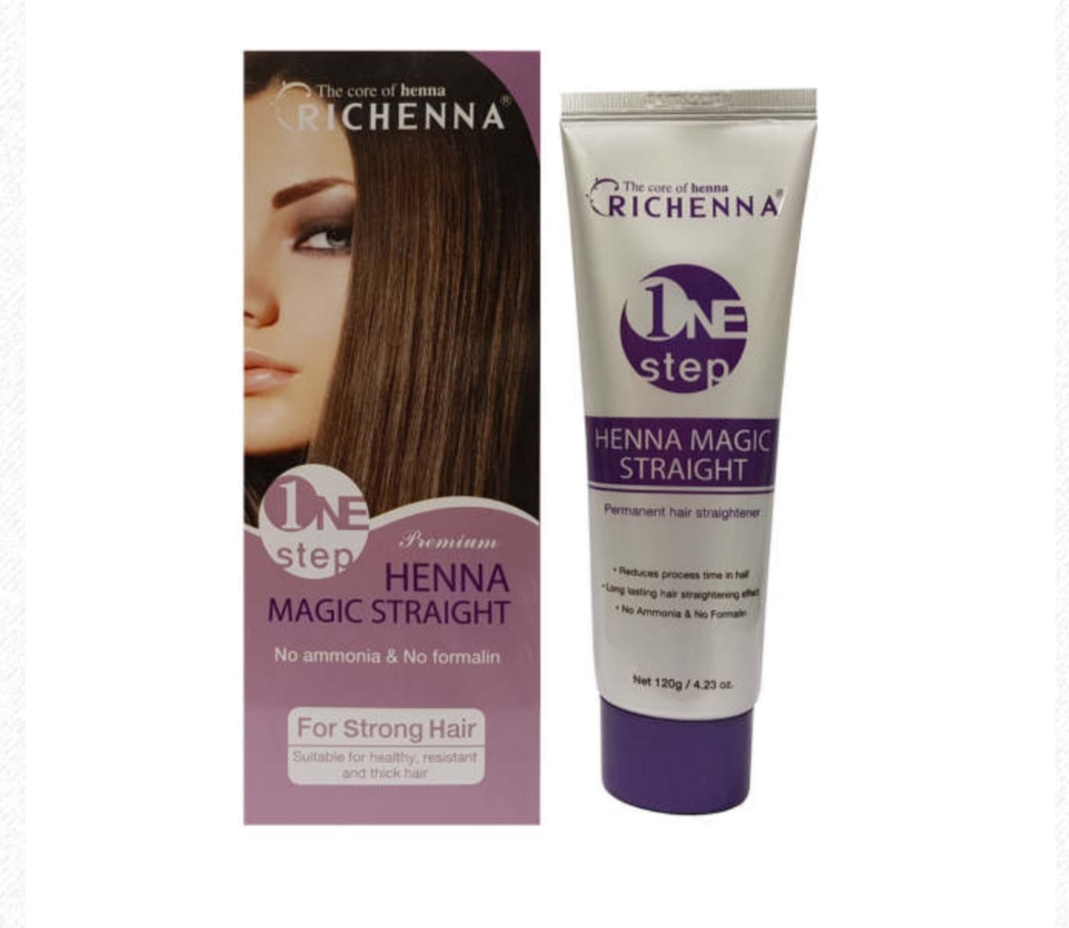 فراورده های حالت دهنده ،نرم کننده وتثبیت کننده آرایش مو (کرمها ، لوسیونها وروغنها) RICHENNA Premium One Step Magic Straight For Strong Hair
