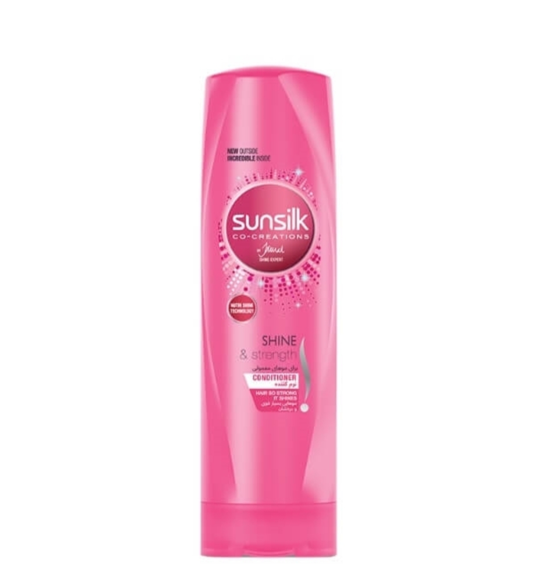 فراورده های حالت دهنده ،نرم کننده وتثبیت کننده آرایش مو (کرمها ، لوسیونها وروغنها) SUNSILK Glowing Shine&Strength Conditioner
