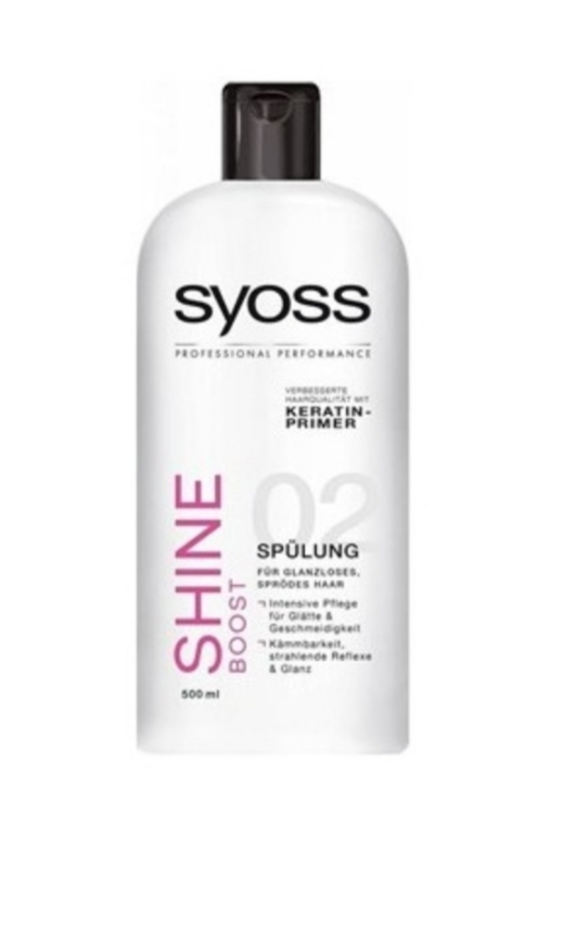 فراورده های حالت دهنده ،نرم کننده وتثبیت کننده آرایش مو (کرمها ، لوسیونها وروغنها) SYOSS Shine boost conditioner