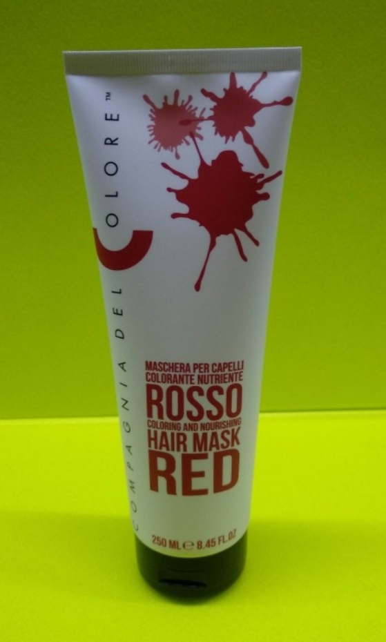 فراورده های حالت دهنده ،نرم کننده وتثبیت کننده آرایش مو (کرمها ، لوسیونها وروغنها) COMPAGNIA DEL COLORE nourishing color mask Red