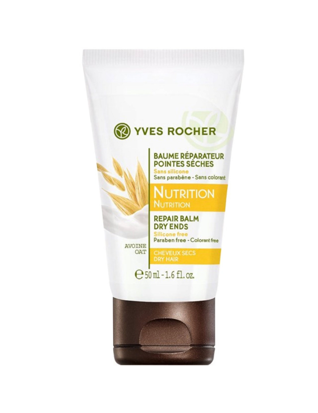 فراورده های حالت دهنده ،نرم کننده وتثبیت کننده آرایش مو (کرمها ، لوسیونها وروغنها) YVES ROCHER Nutrition: Repairing Balm fo Dry Ends Dry Hair