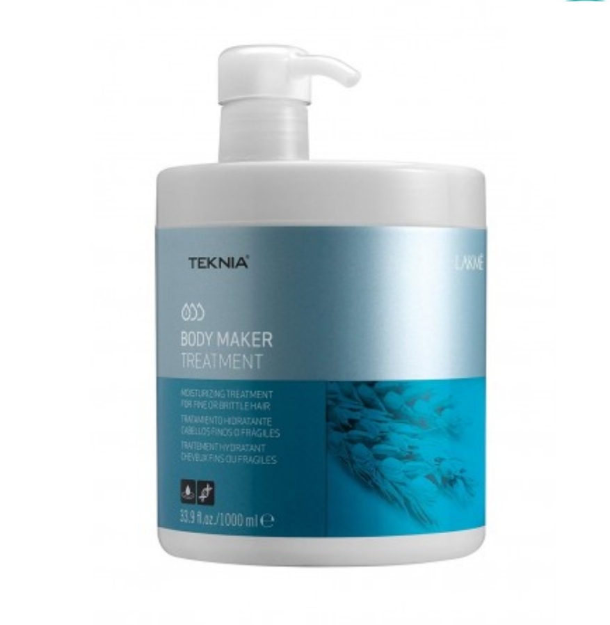 فراورده های حالت دهنده ،نرم کننده وتثبیت کننده آرایش مو (کرمها ، لوسیونها وروغنها) LAKME N.TEKNIA BODY MAKER TREATMENT body maker treatment 1000 ml