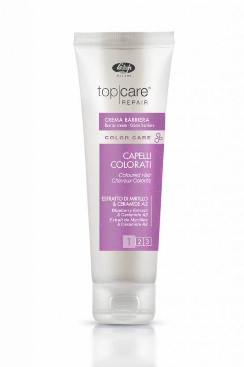 فراورده های حالت دهنده ،نرم کننده وتثبیت کننده آرایش مو (کرمها ، لوسیونها وروغنها) LISAP Top care repair color care barrier cream