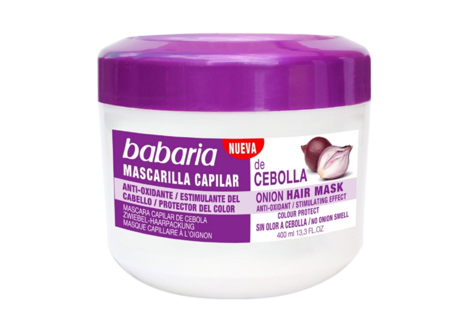 فراورده های حالت دهنده ،نرم کننده وتثبیت کننده آرایش مو (کرمها ، لوسیونها وروغنها) BABARIA Onion Hair Mask