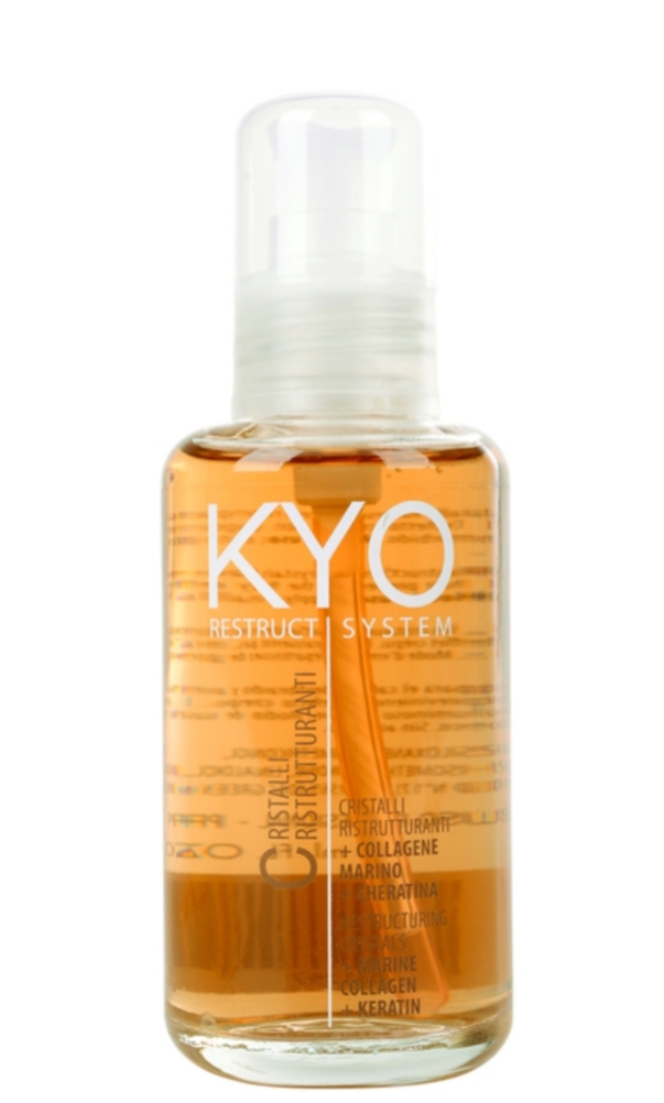 فراورده های حالت دهنده ،نرم کننده وتثبیت کننده آرایش مو (کرمها ، لوسیونها وروغنها) KYO RESTRUCTURING CRYSTAL RESTRUCTSYSTEM 100 ML