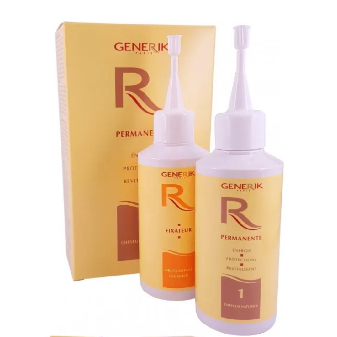 فراورده های حالت دهنده ،نرم کننده وتثبیت کننده آرایش مو (کرمها ، لوسیونها وروغنها) GENERIK PERM 1 ( PERM 1 NATURAL HAIR )
