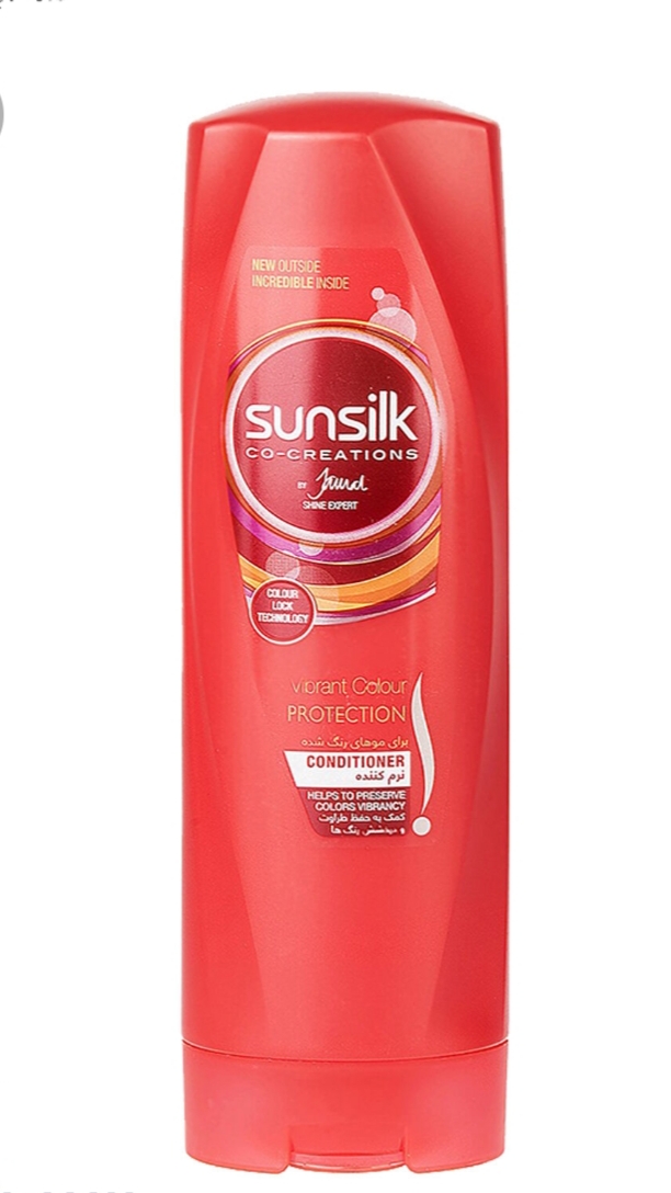 فراورده های حالت دهنده ،نرم کننده وتثبیت کننده آرایش مو (کرمها ، لوسیونها وروغنها) SUNSILK Vibrant Color Protection Conditioner 200ml