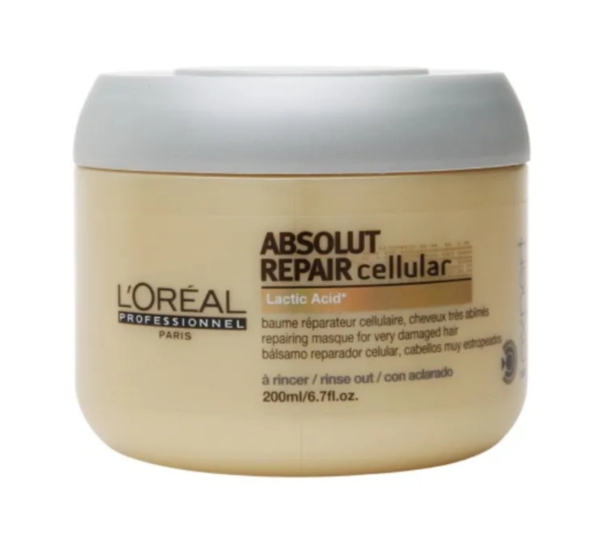 فراورده های حالت دهنده ،نرم کننده وتثبیت کننده آرایش مو (کرمها ، لوسیونها وروغنها) L'OREAL PROFESSIONNEL Serie Expert Absolut Repair Cellular Repairing Masque For Very Damaged Hair