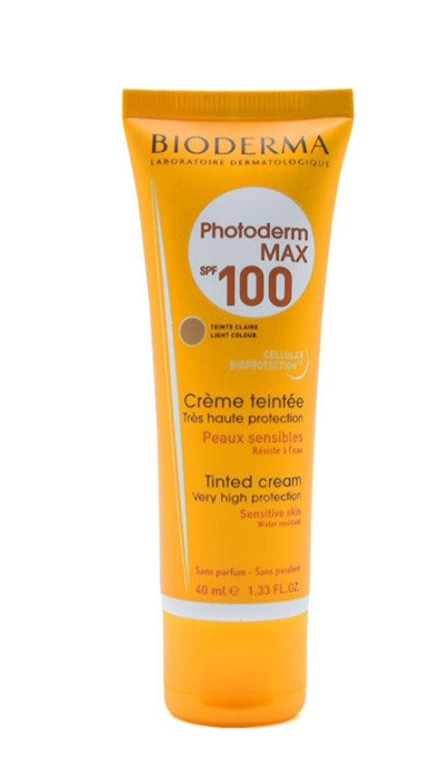 کرم پودر وپایه های آرایشی BIODERMA Photoderm Max SPF100 Tinted Sun Cream 40ml