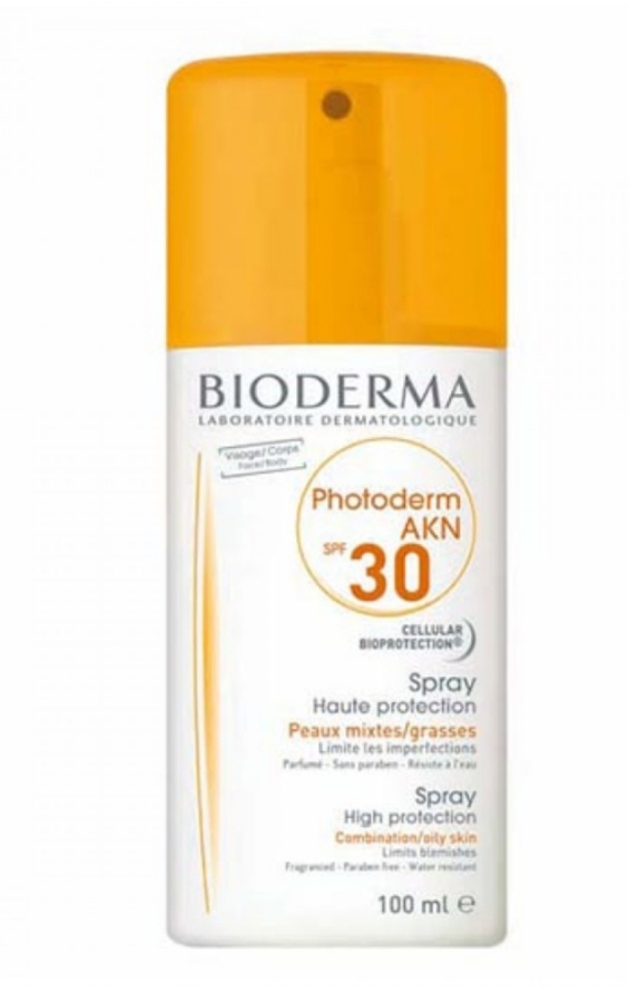 فراورده های برای حمام آفتاب BIODERMA Photoderm Akn SPF 30 Sun Spray