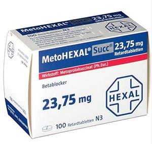متوپرولول سوکسینات  23.75mg قرص پیوسته رهش خوراکی