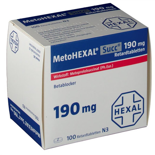 متوپرولول سوکسینات  190mg قرص پیوسته رهش خوراکی