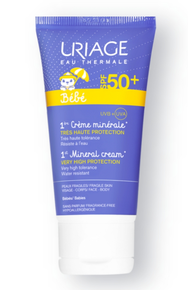 فراورده های برای حمام آفتاب URIAGE BEBE 1 st mineral cream SPF50+(50ml)