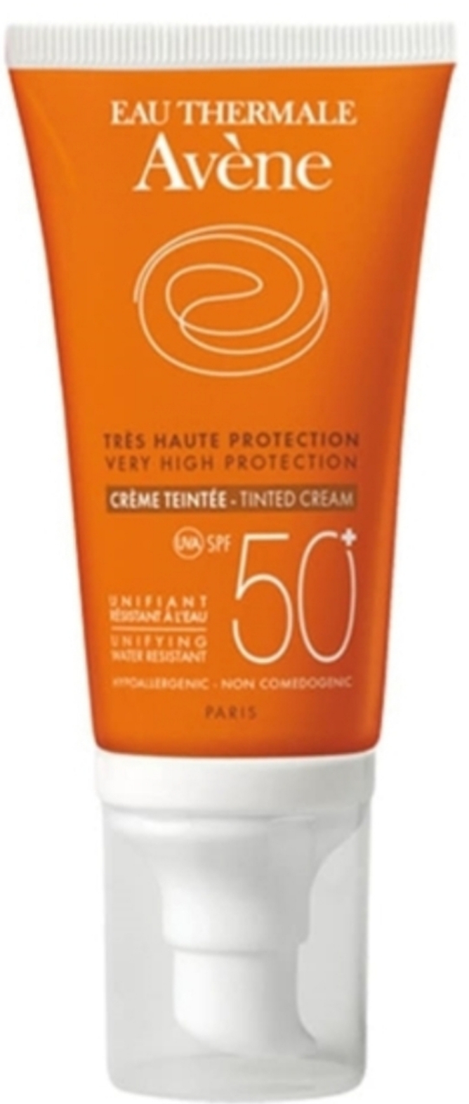 فراورده های برای حمام آفتاب AVENE very high protection tinted cream SPF50+ Packaging2