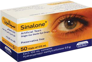 اشک مصنوعی  0.3%,3.2mg/1mL,0.5mL محلول چشمی