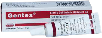 جنتامایسین  3mg/1g,3g پماد چشمی