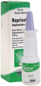 نفازولین هیدروکلراید  0.05%,20mL اسپری بینی