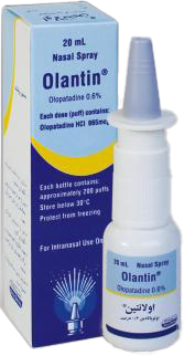 اولوپاتادین هیدروکلراید  0.6%,20mL اسپری بینی