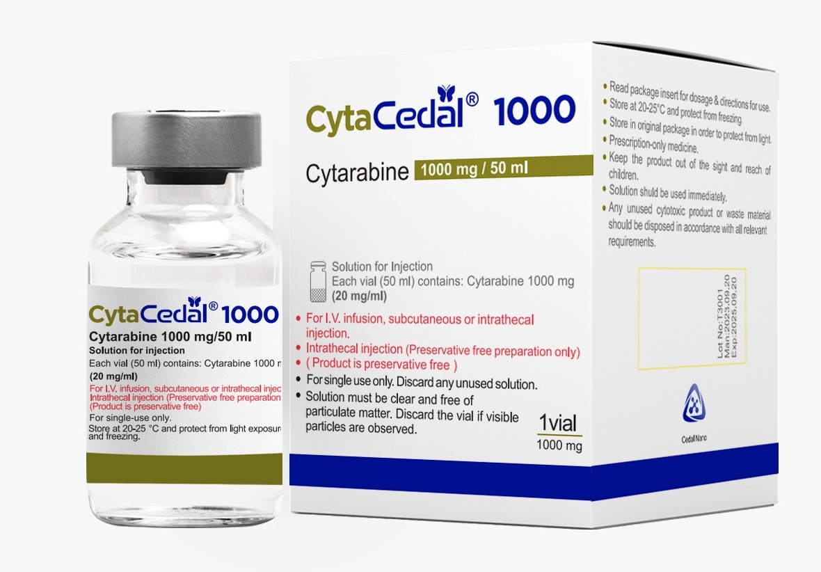 سیتارابین محلول تزریقی پرنترال 20 mg/1mL 50 mL
